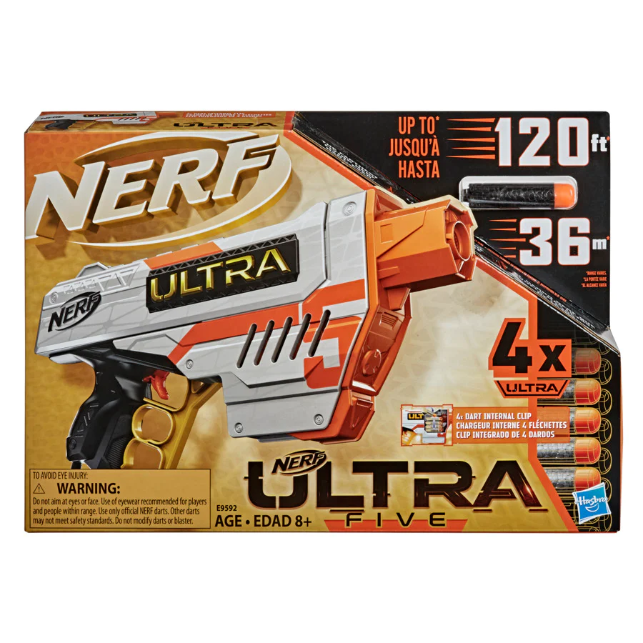 nerf_ultra_five_blaster_4-dart_internal_clip_4_darts_compatible_only_with_ultra_darts_2